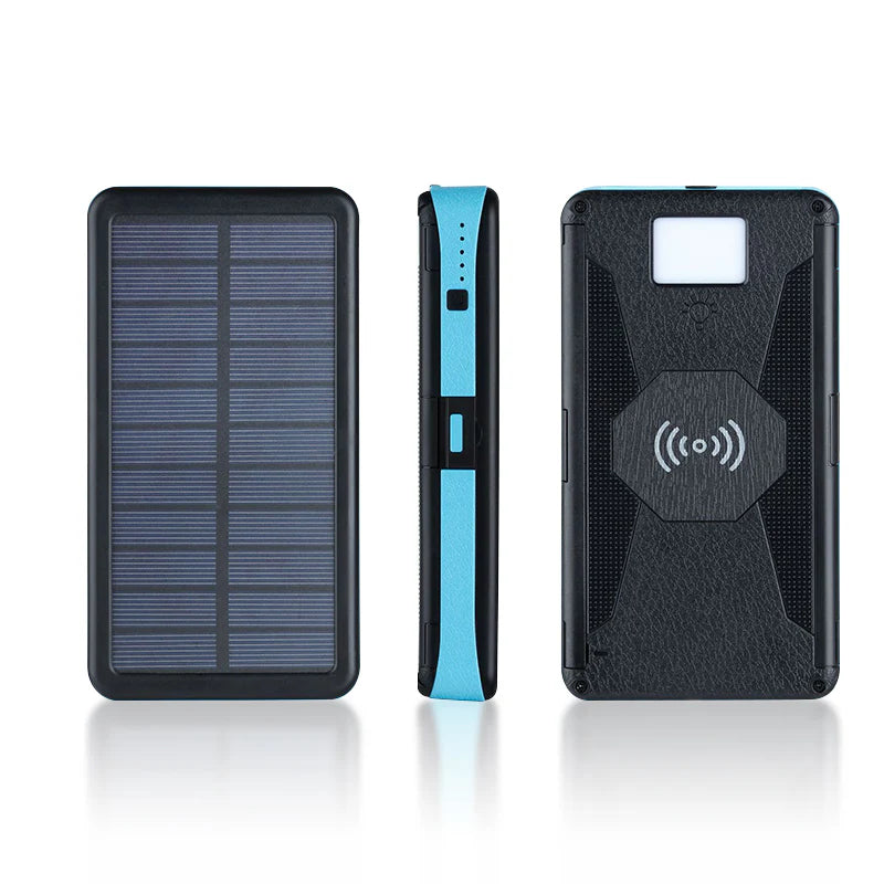 High-Capacity 20000mAh Magnetic Solar Power Bank - Ultimate Portable Charging Solution