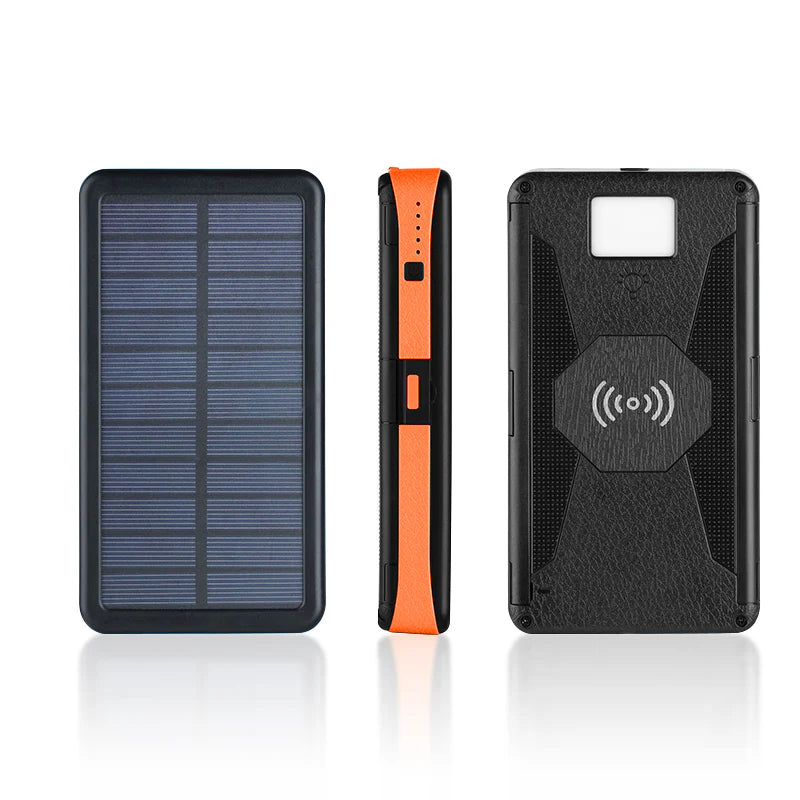 High-Capacity 20000mAh Magnetic Solar Power Bank - Ultimate Portable Charging Solution