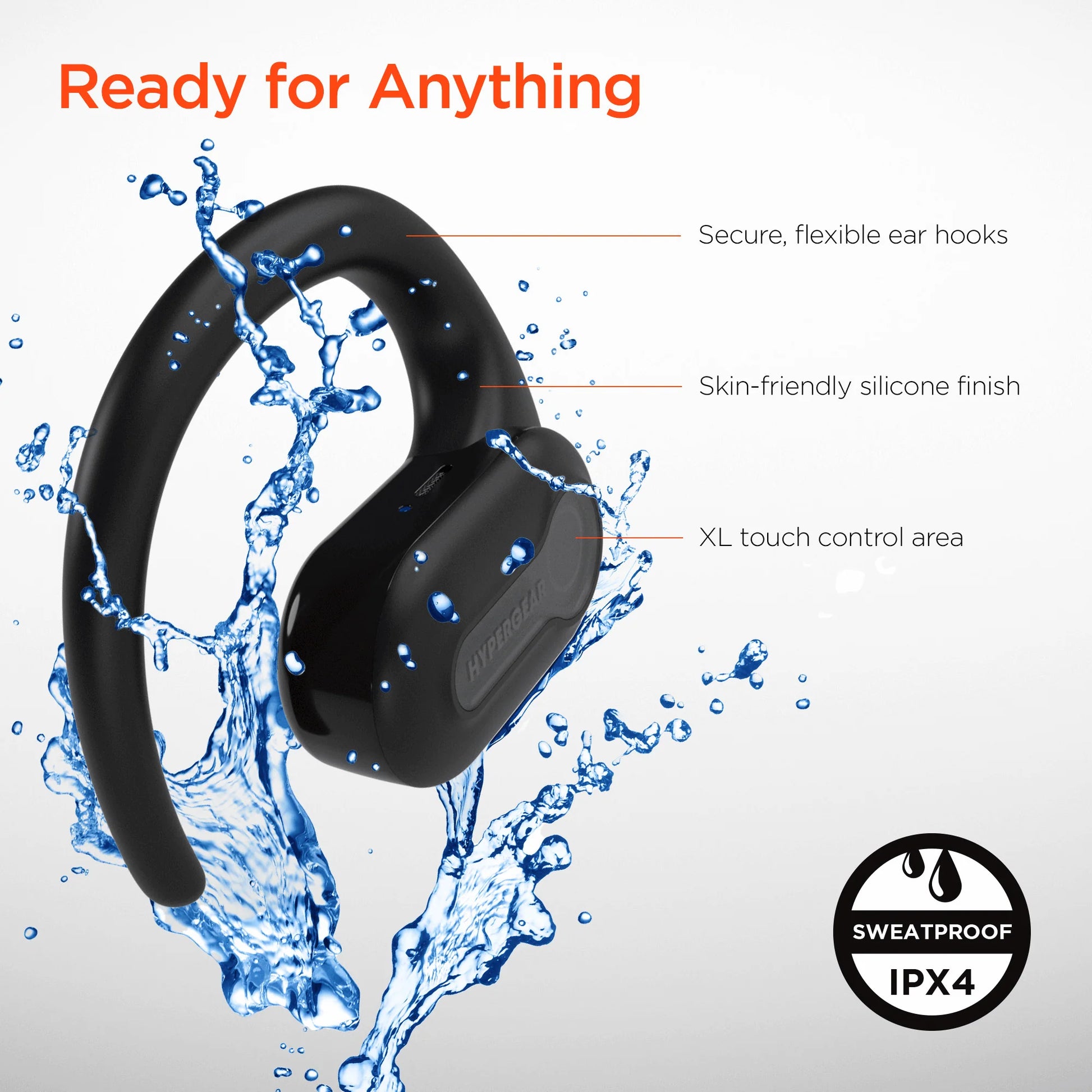 Experience Freedom with Hypergear Aeroflex 360 Open-Ear True Wireless Earbuds