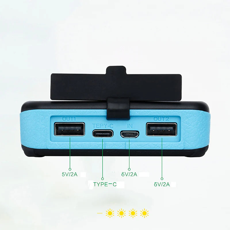 High-Capacity 20000mAh Magnetic Solar Power Bank - Ultimate Portable Charging Solution
