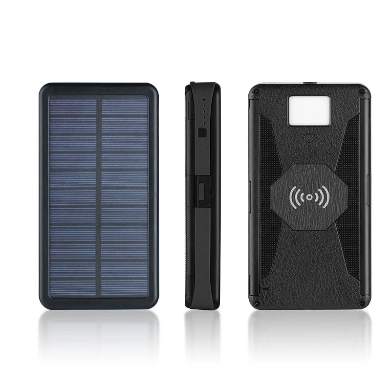 High-Capacity 20000mAh Magnetic Solar Power Bank - Ultimate Portable Charging Solution